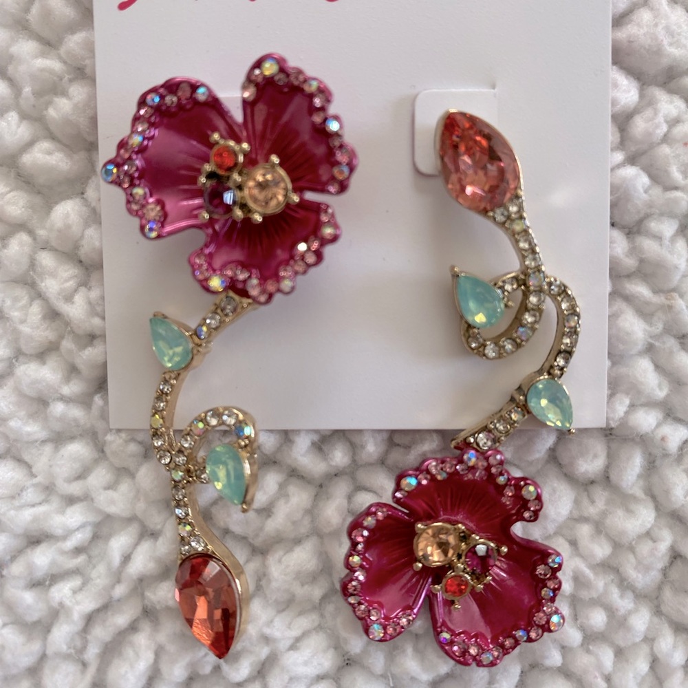 Betsey Johnson earrings.